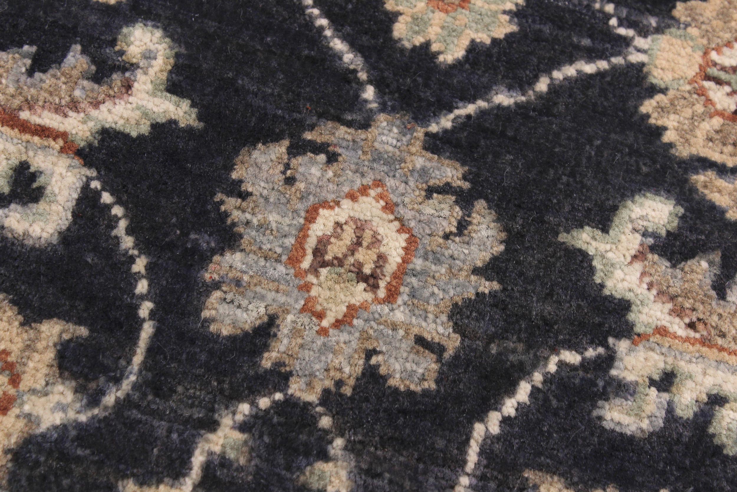 handmade Traditional Kafkaz Grey Ivory Hand Knotted RECTANGLE 100% WOOL area rug 2x3