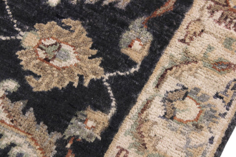 handmade Traditional Kafkaz Grey Ivory Hand Knotted RECTANGLE 100% WOOL area rug 2x3