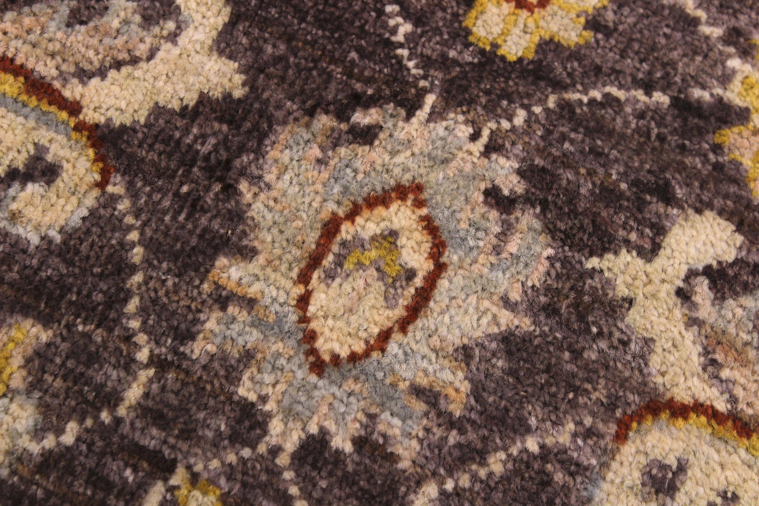 handmade Traditional Kafkaz Brown Ivory Hand Knotted RECTANGLE 100% WOOL area rug 2x3