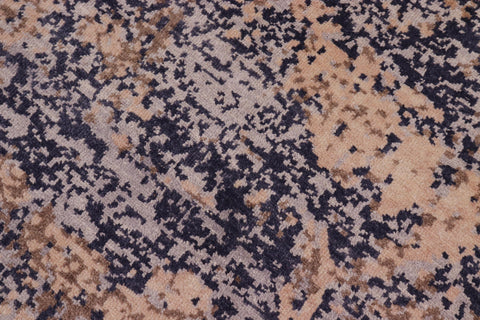 handmade Modern Round Kafkaz Lt. Brown Grey Hand Knotted ROUND 100% WOOL area rug 8' x 8'