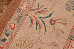 handmade Traditional Kafkaz Brown Tan Hand Knotted RECTANGLE 100% WOOL area rug 10X13