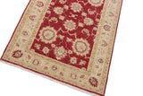 handmade Traditional Kafkaz Red Ivory Hand Knotted RECTANGLE 100% WOOL area rug 3 x 5