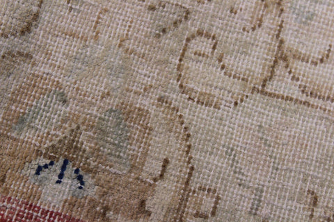 handmade Vintage Vintage Brown Blue Hand Knotted RECTANGLE 100% WOOL area rug 10' x 13'