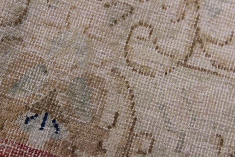 handmade Vintage Vintage Brown Blue Hand Knotted RECTANGLE 100% WOOL area rug 10x13