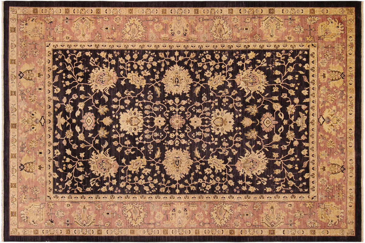 handmade Traditional Kafkaz Blue Red Hand Knotted RECTANGLE 100% WOOL area rug 10x13