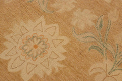 handmade Transitional Kafkaz Brown Green Hand Knotted RECTANGLE 100% WOOL area rug 10X14