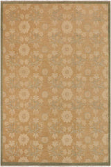 handmade Transitional Kafkaz Brown Green Hand Knotted RECTANGLE 100% WOOL area rug 10X14