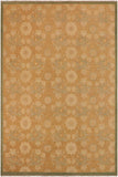 handmade Transitional Kafkaz Brown Green Hand Knotted RECTANGLE 100% WOOL area rug 10 x 14