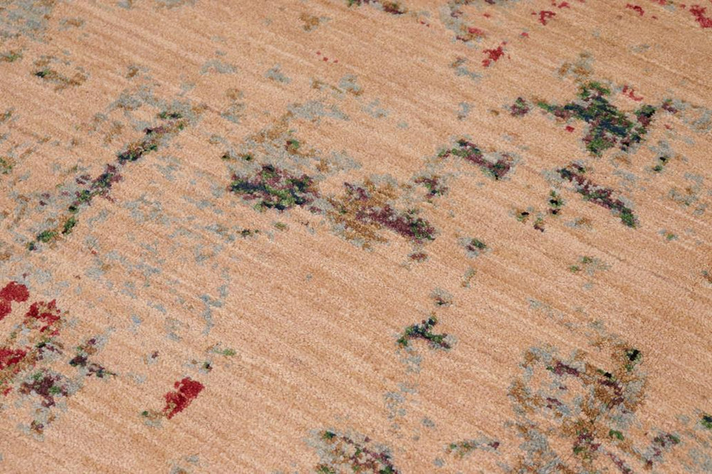 handmade Modern Kafkaz Beige Green Hand Knotted RECTANGLE 100% WOOL area rug 8X10