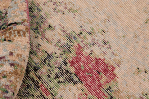 handmade Modern Kafkaz Beige Green Hand Knotted RECTANGLE 100% WOOL area rug 8' x 10'
