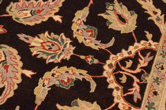 handmade Traditional Kafkaz Brown Tan Hand Knotted RECTANGLE 100% WOOL area rug 10X14