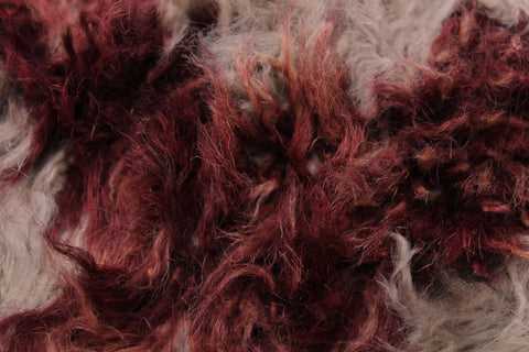 handmade Geometric Moroccan Lt. Gray Rust Hand Knotted RECTANGLE 100% WOOL area rug 4' x 6'