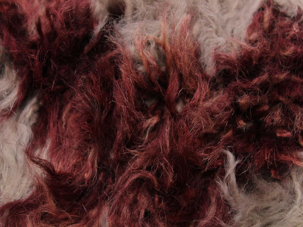 handmade Modern Moroccan Lt. Gray Rust Hand Knotted RECTANGLE 100% WOOL area rug 4x6