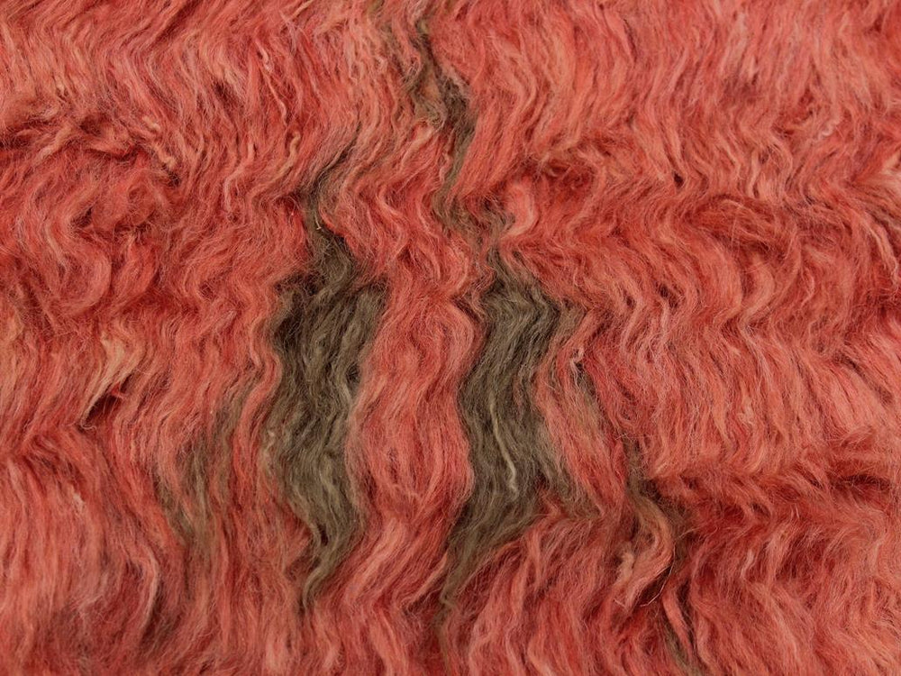 handmade Modern Moroccan Rust Brown Hand Knotted RECTANGLE 100% WOOL area rug 5x8