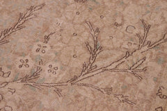 Traditional handmade Persian vintage distressed Tan Blue Hand Knotted RECTANGLE 100% WOOL area rug 9X13