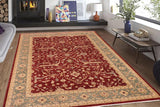 handmade Traditional Kafkaz Red Blue Hand Knotted RECTANGLE 100% WOOL area rug 10 x 14