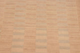 handmade Modern Gabbeh Brown Tan Hand Knotted RECTANGLE 100% WOOL area rug 10  x 14 