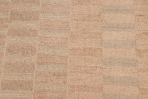 handmade Modern Gabbeh Brown Tan Hand Knotted RECTANGLE 100% WOOL area rug 10' x 14'