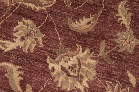 handmade Traditional Kafkaz Brown Tan Hand Knotted RECTANGLE 100% WOOL area rug 10x14