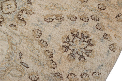 handmade Transitional Kafkaz Beige Gray Hand Knotted RECTANGLE 100% WOOL area rug 5X7