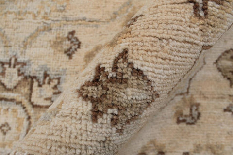 handmade Transitional Kafkaz Beige Gray Hand Knotted RECTANGLE 100% WOOL area rug 5X7