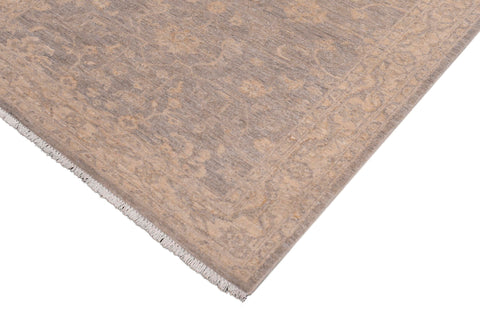 handmade Traditional Kafkaz Grey Beige Hand Knotted RECTANGLE 100% WOOL area rug 4x6