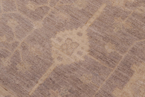 handmade Transitional Kafkaz Gray Beige Hand Knotted RECTANGLE 100% WOOL area rug 10' x 14'