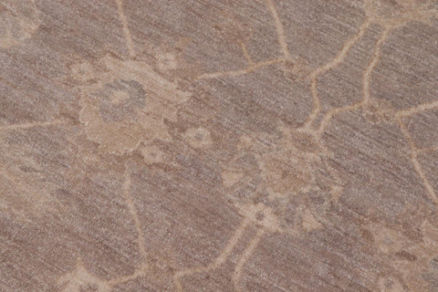 handmade Transitional Kafkaz Grey Lt. Green Hand Knotted RECTANGLE 100% WOOL area rug 9' x 12'