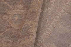 handmade Transitional Kafkaz Grey Lt. Green Hand Knotted RECTANGLE 100% WOOL area rug 9X12