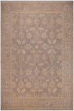 handmade Transitional Kafkaz Grey Lt. Green Hand Knotted RECTANGLE 100% WOOL area rug 9 x 12