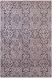 handmade Transitional Kafkaz Gray Lt. Blue Hand Knotted RECTANGLE WOOL&SILK area rug 8 x 10