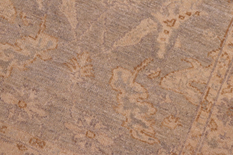 handmade Transitional Kafkaz Grey Beige Hand Knotted RUNNER 100% WOOL area rug 3' x 9'