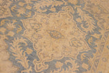 handmade Transitional Kafkaz Blue Beige Hand Knotted RECTANGLE 100% WOOL area rug 10 x 14
