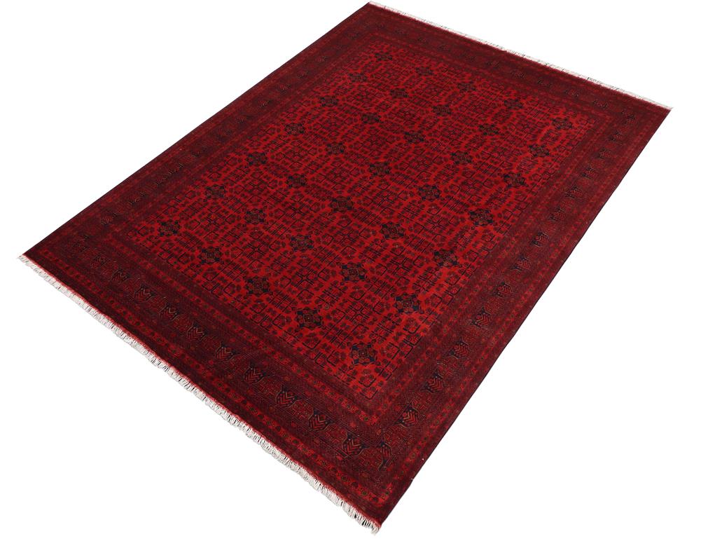 handmade Tribal Biljik Khal Mohammadi Red Blue Hand Knotted RECTANGLE 100% WOOL area rug 10x13