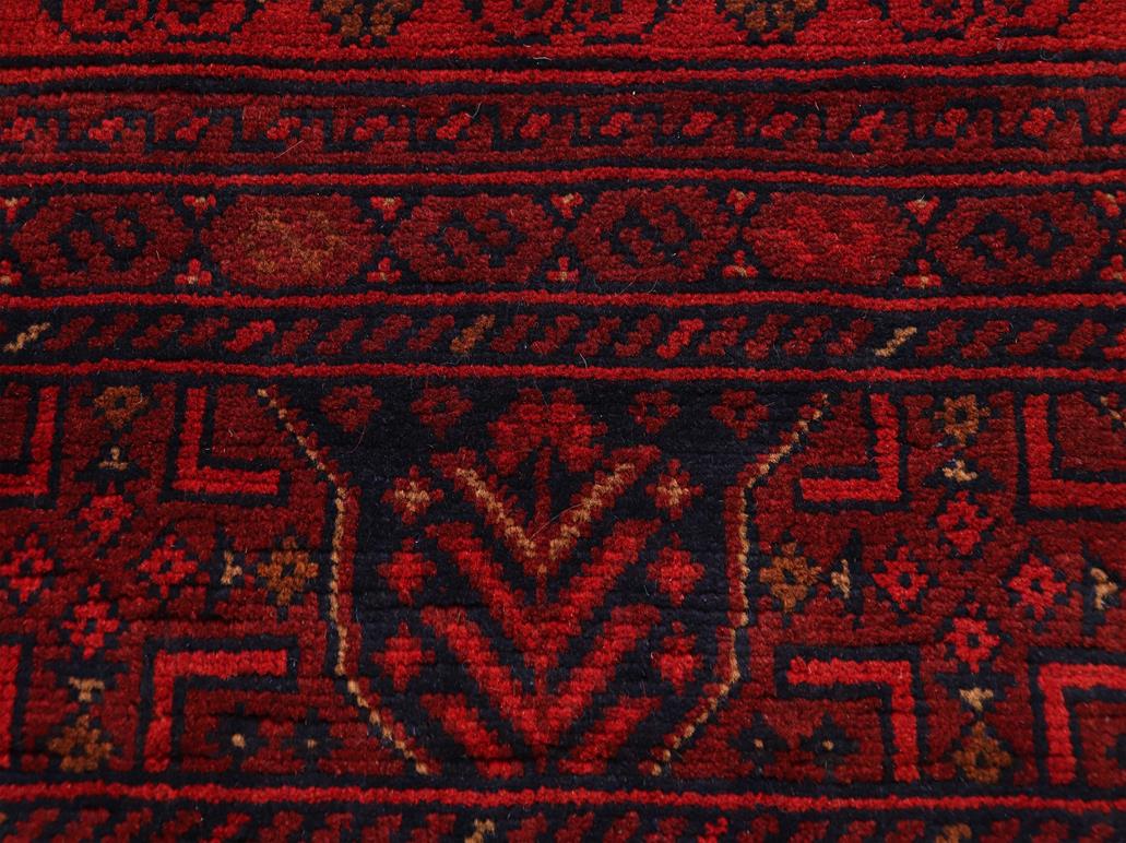 handmade Tribal Biljik Khal Mohammadi Red Blue Hand Knotted RECTANGLE 100% WOOL area rug 10x13