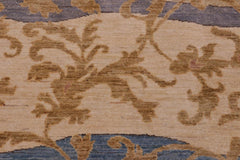 handmade Transitional Kafkaz Green Blue Hand Knotted RECTANGLE 100% WOOL area rug 10X14