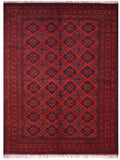 handmade Tribal Biljik Khal Mohammadi Red Blue Hand Knotted RECTANGLE 100% WOOL area rug 7x10