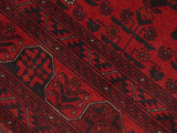 handmade Tribal Biljik Khal Mohammadi Red Blue Hand Knotted RECTANGLE 100% WOOL area rug 5x6