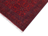 handmade Tribal Biljik Khal Mohammadi Red Blue Hand Knotted RECTANGLE 100% WOOL area rug 5x6
