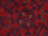 handmade Tribal Biljik Khal Mohammadi Red Blue Hand Knotted RECTANGLE 100% WOOL area rug 5x6