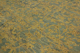 handmade Modern Kafkaz Lt. Blue Lt. Gold Hand Knotted RECTANGLE 100% WOOL area rug 10 x 14