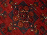 handmade Tribal Biljik Khal Mohammadi Red Blue Hand Knotted RUNNER 100% WOOL Runner 3x9