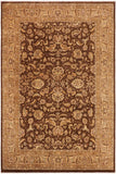 handmade Traditional Kafkaz Brown Beige Hand Knotted RECTANGLE 100% WOOL area rug 10 x 13