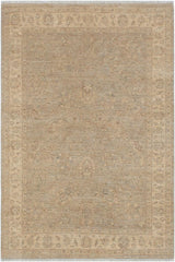 handmade Traditional Kafkaz Grey Beige Hand Knotted RECTANGLE 100% WOOL area rug 5X7