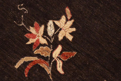 handmade Traditional Kafkaz Brown Beige Hand Knotted RECTANGLE 100% WOOL area rug 10X14