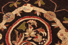 handmade Traditional Kafkaz Brown Beige Hand Knotted RECTANGLE 100% WOOL area rug 10X14