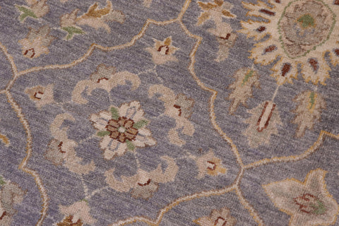 handmade Traditional Kafkaz Gray Beige Hand Knotted RECTANGLE 100% WOOL area rug 10x14