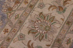 handmade Traditional Kafkaz Gray Beige Hand Knotted RECTANGLE 100% WOOL area rug 10X14