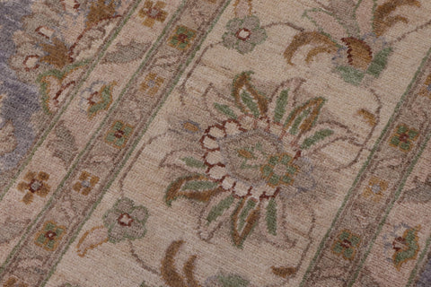 handmade Traditional Kafkaz Gray Beige Hand Knotted RECTANGLE 100% WOOL area rug 10x14