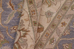 handmade Traditional Kafkaz Gray Beige Hand Knotted RECTANGLE 100% WOOL area rug 10X14